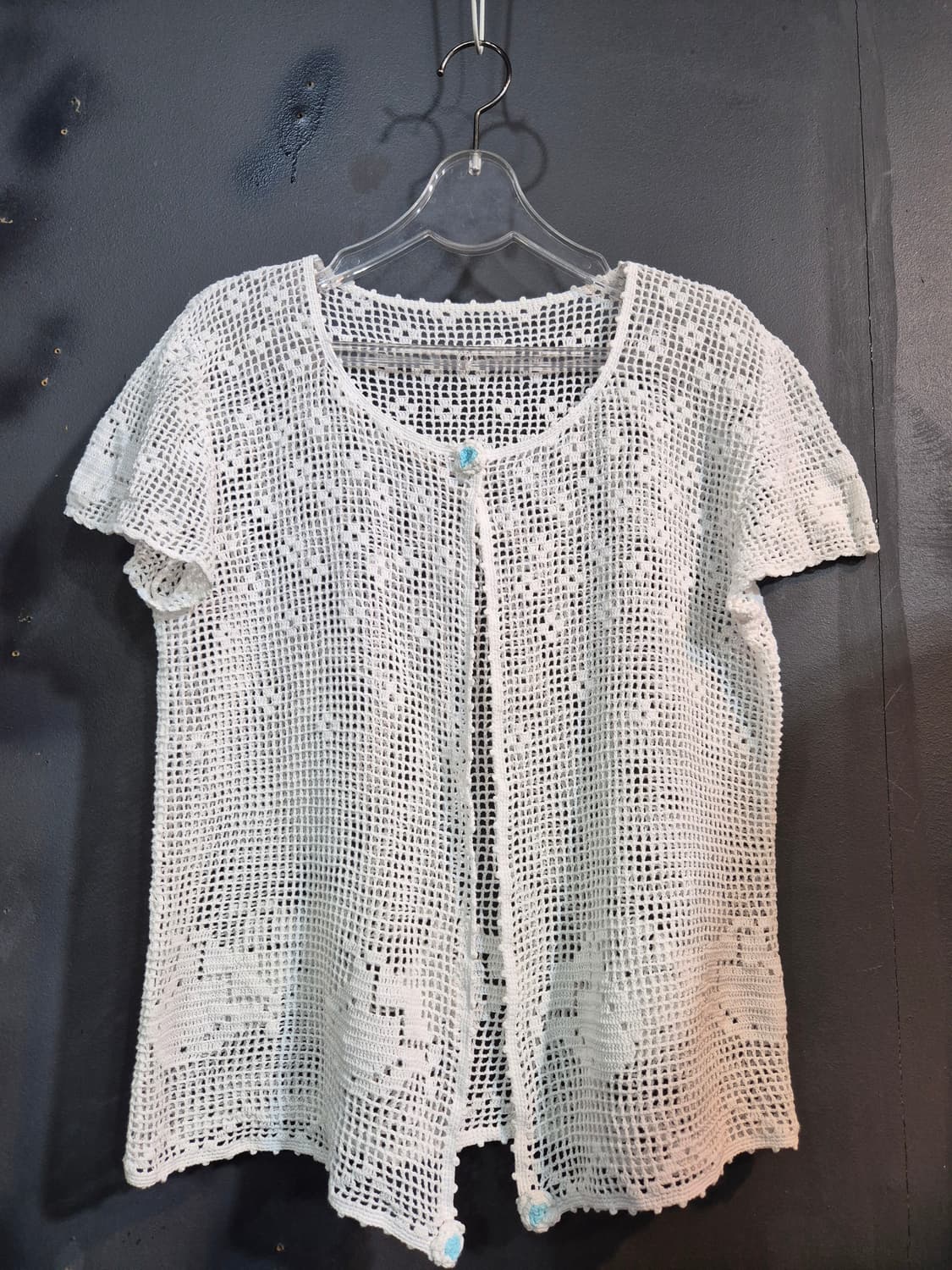 화이트 크로셰 가디건 77 상품이미지1