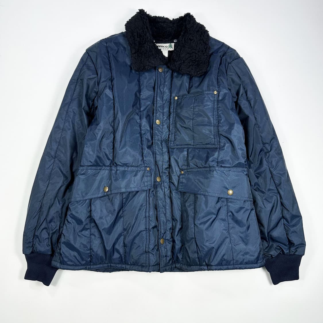 VTG 빈티지 퀼팅 워크자켓 네이비 L 상품이미지1