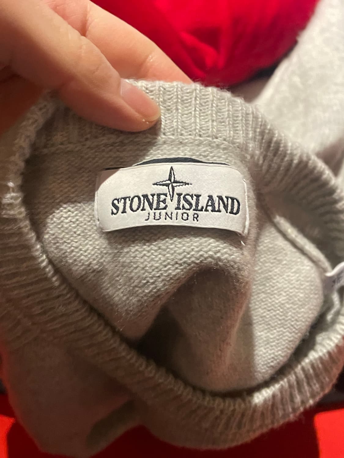 스톤아일랜드 니트 14Y 회색 상품이미지5