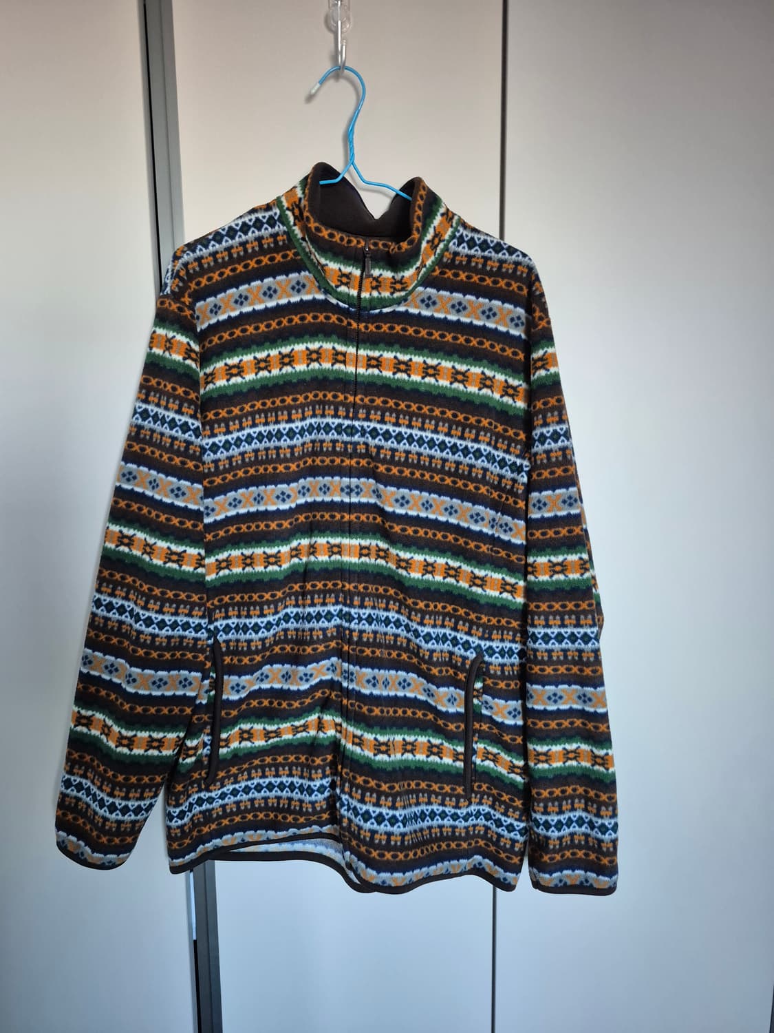 유니클로 에스닉 패턴 빈티지 후리스 집업 상품이미지1