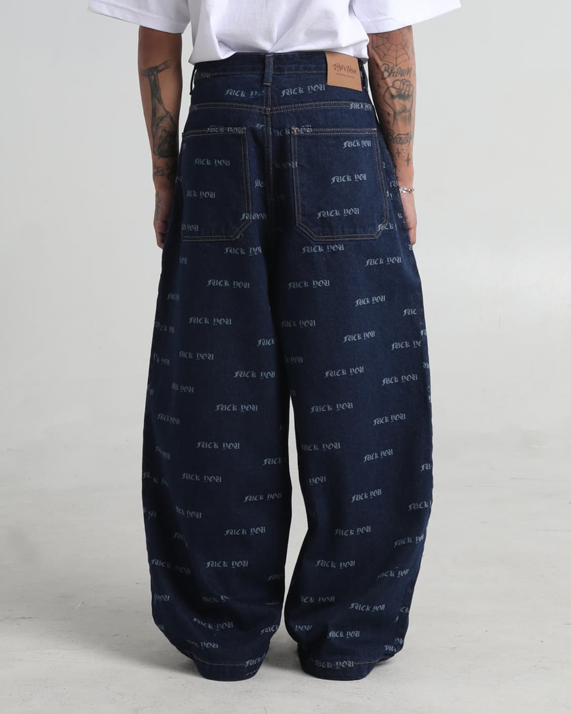 샤카웨어 데님 배기팬츠 32 상품이미지3