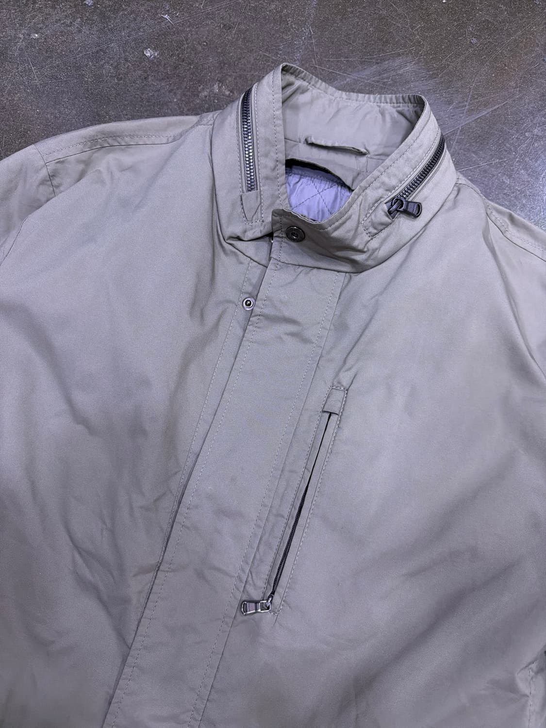 갤럭시 라이프스타일 라이너 탈부착 시파리 점퍼 베이지 105 상품이미지3