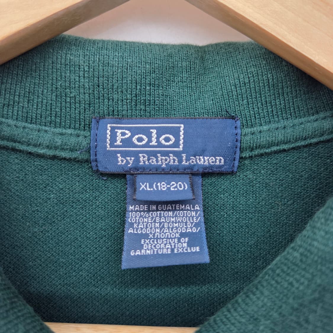 폴로 랄프로렌 빅포니 반팔 카라티 그린 여XL 상품이미지4