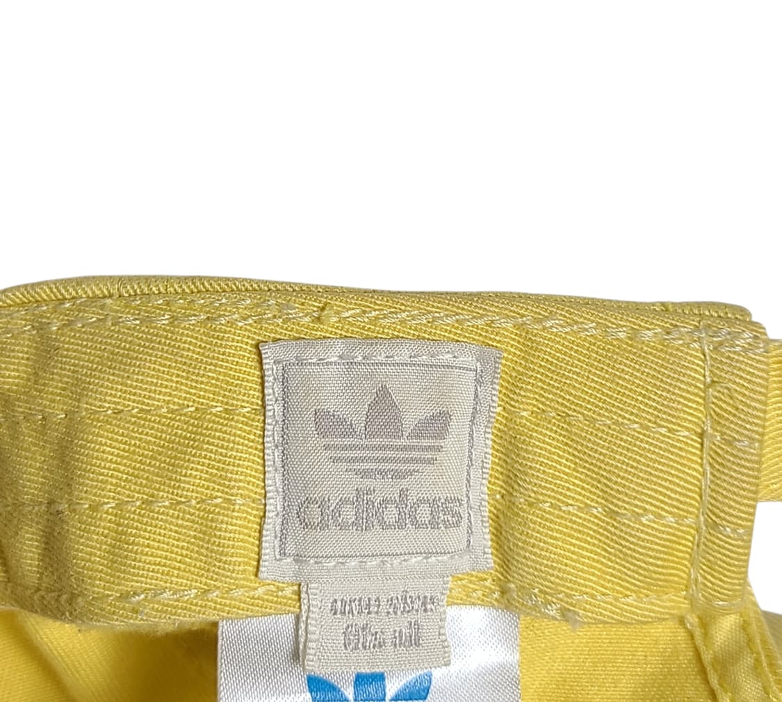 adidas) 빈티지 아디다스 트레포일 로고 볼캡 개나리 상품이미지6