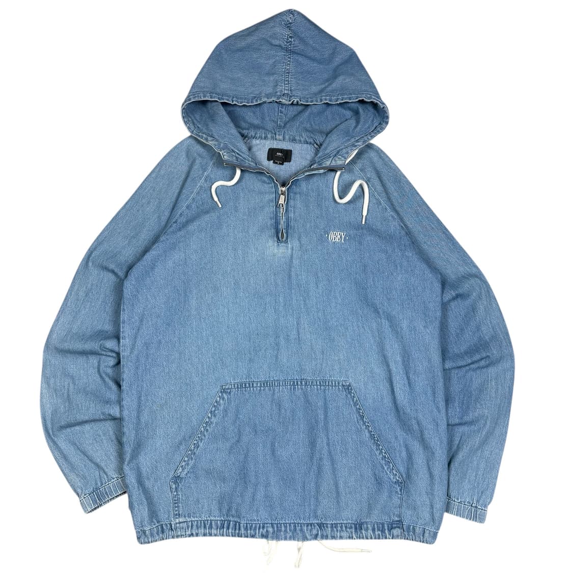 오베이 데님 후드 풀오버 상품이미지1