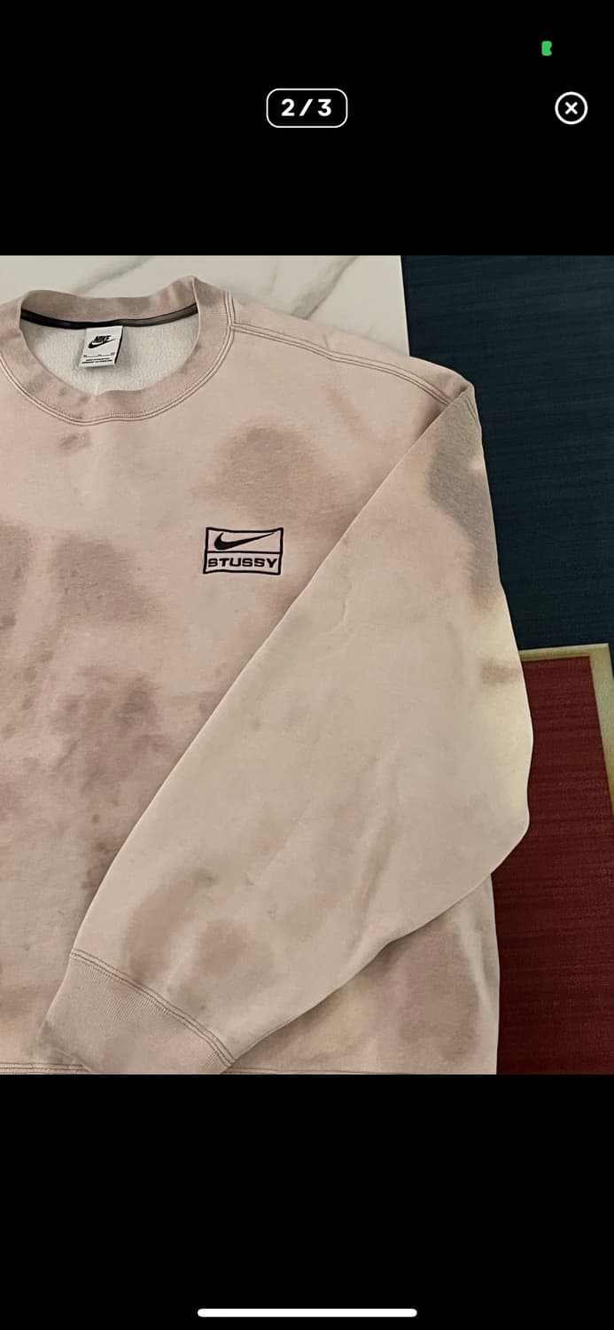 나이키x스투시 타이다이 맨투맨 상품이미지2