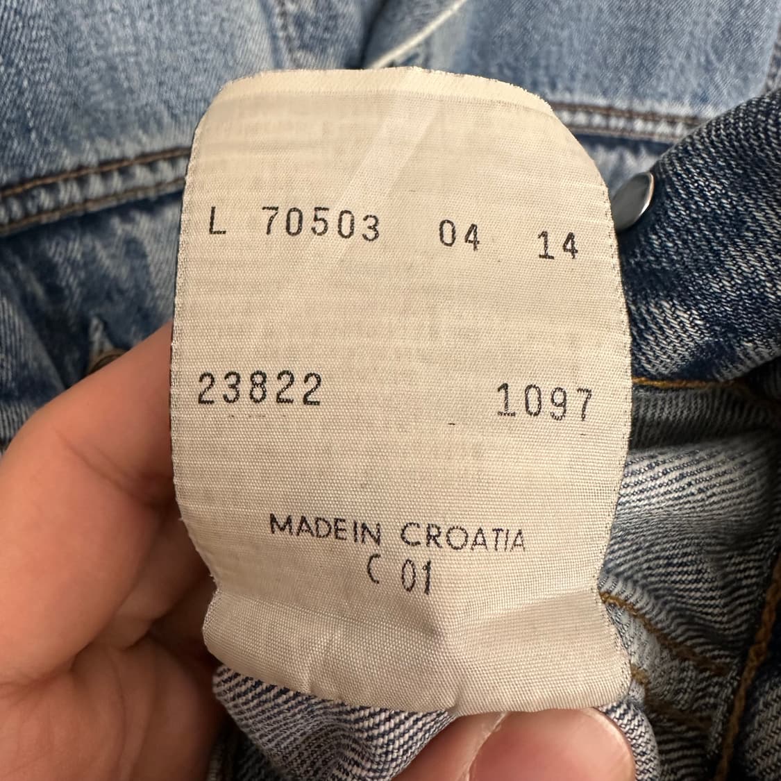 90‘s 리바이스 3rd Type 데님자켓 상품이미지10