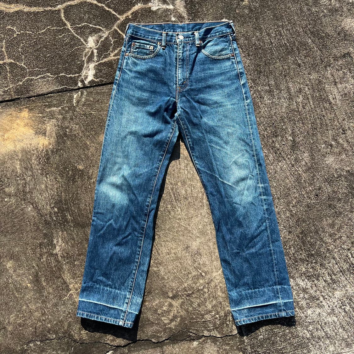 90’s 리바이스 빅E 502xx 셀비지 데님 팬츠 상품이미지1