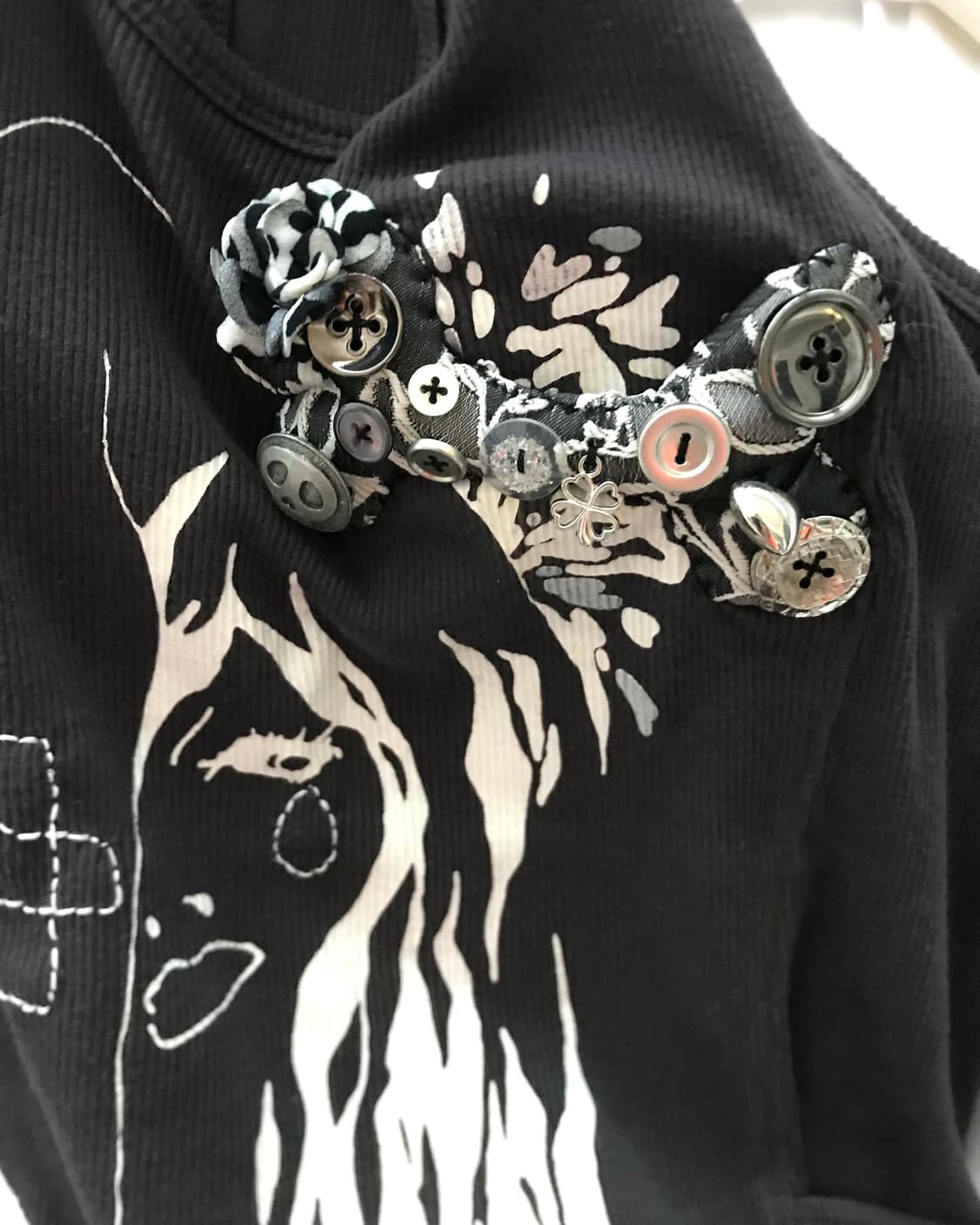 Custom🐾)Tomboy 🩹🦴🏥 B-ear hoodie top 상품이미지7