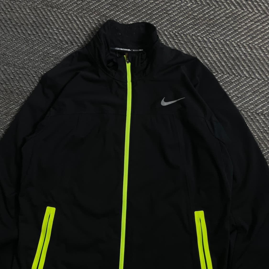 나이키 스카치로고 러닝 트랙 형광 집업 자켓y 4175 상품이미지5