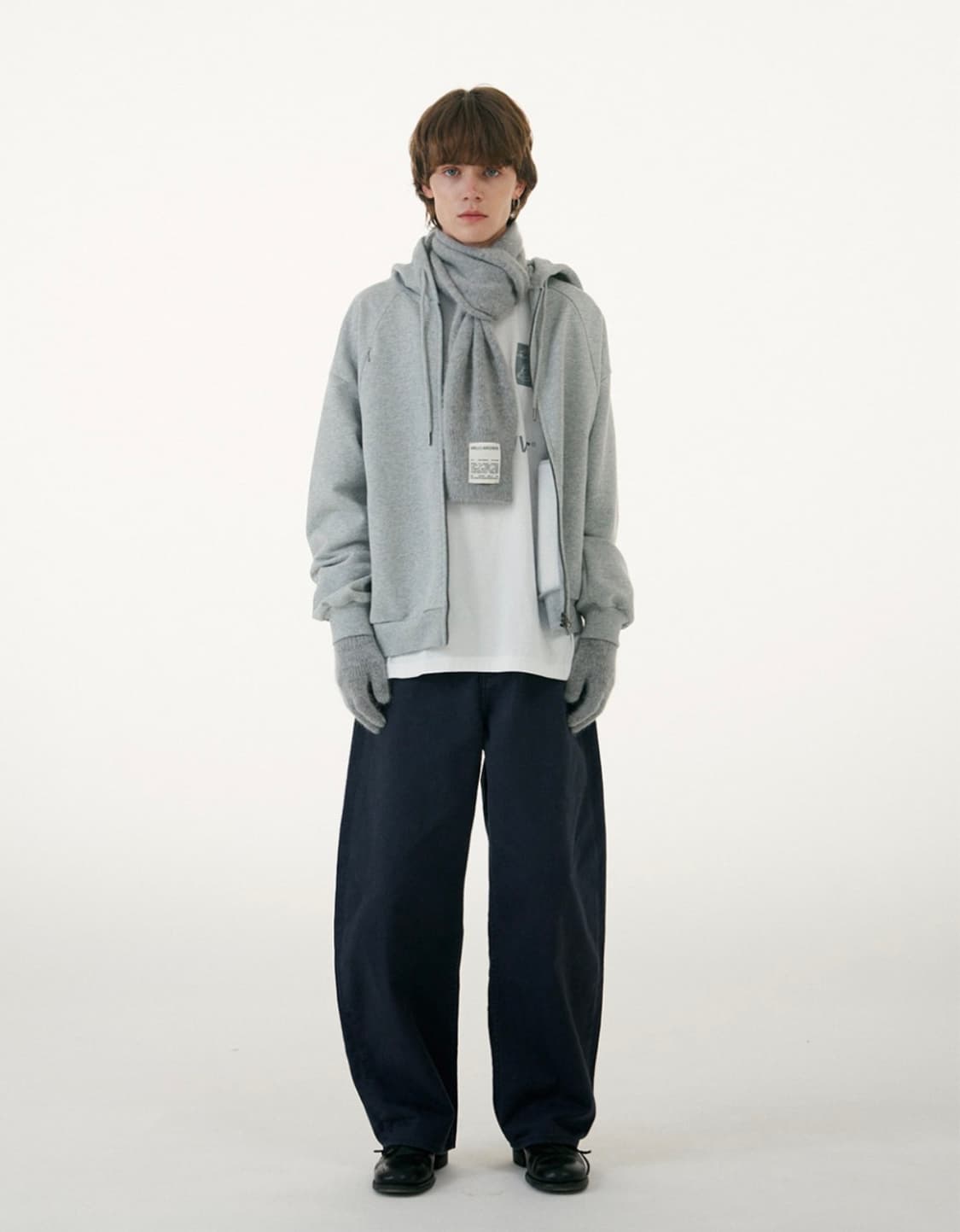 밀로 리플렉트 커브드 팬츠 [네이비/S] 인템포무드아캄후브스쿠어테이크이지 상품이미지3