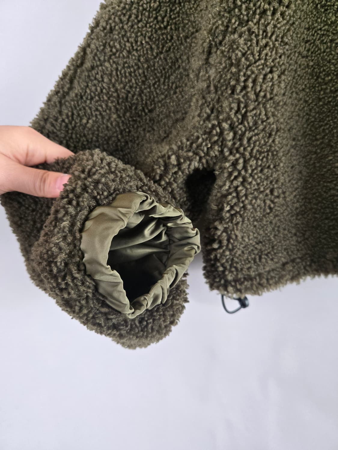 [무료배송]자라 S 여성 오버핏 양면 플리스 숏 자켓 상품이미지8