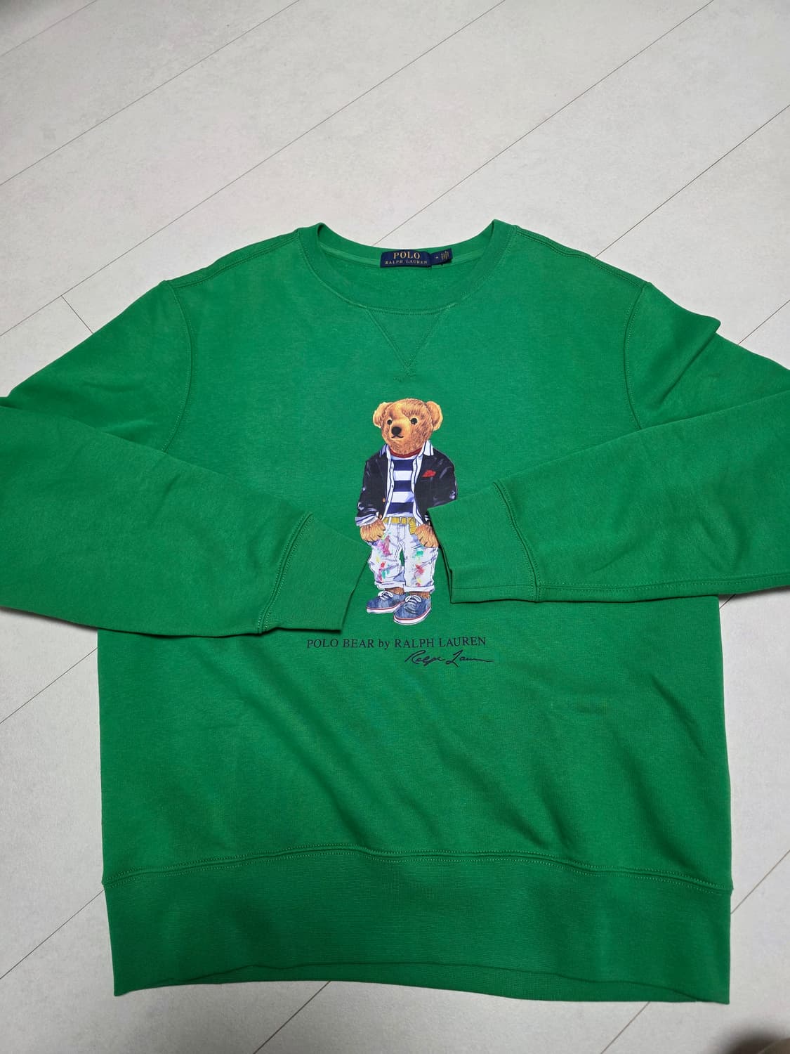 폴로 베어 맨투맨 곰돌이맨투맨 M 100 새상품급 상품이미지1