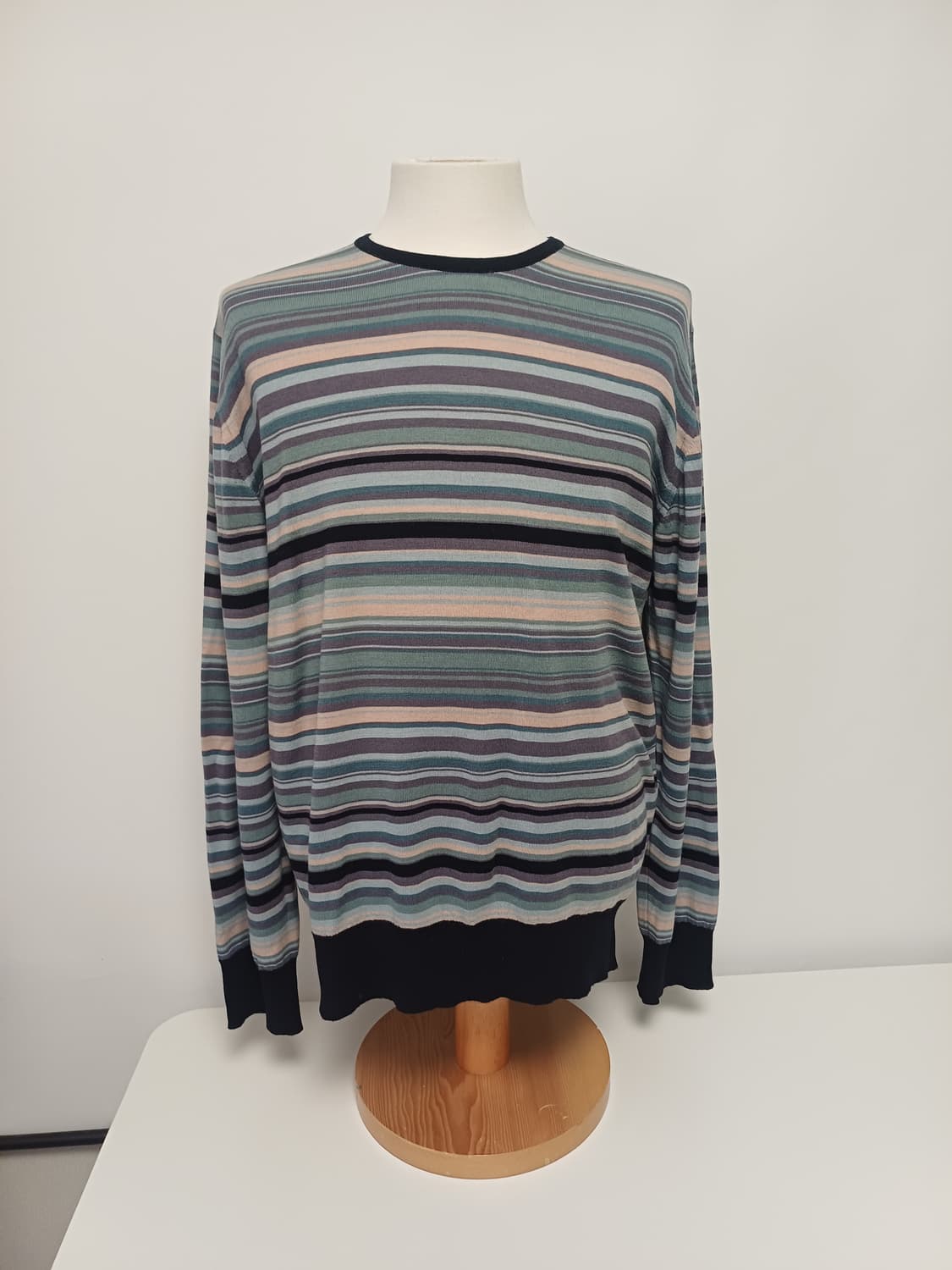 Paul Smith London 빈티지 멀티 스트라이프 울 니트[M] 상품이미지1