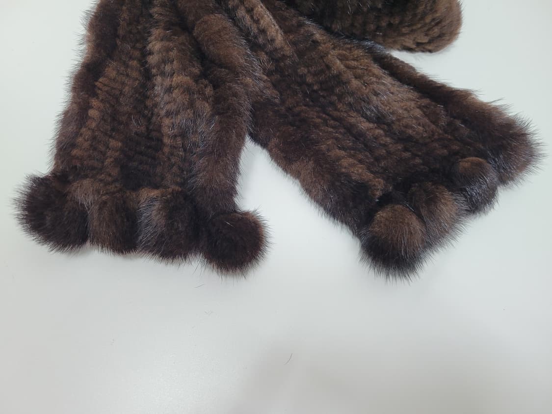 찰스쥬르당 천연 밍크 머플러 / 총장 165 브라운
 상품이미지3