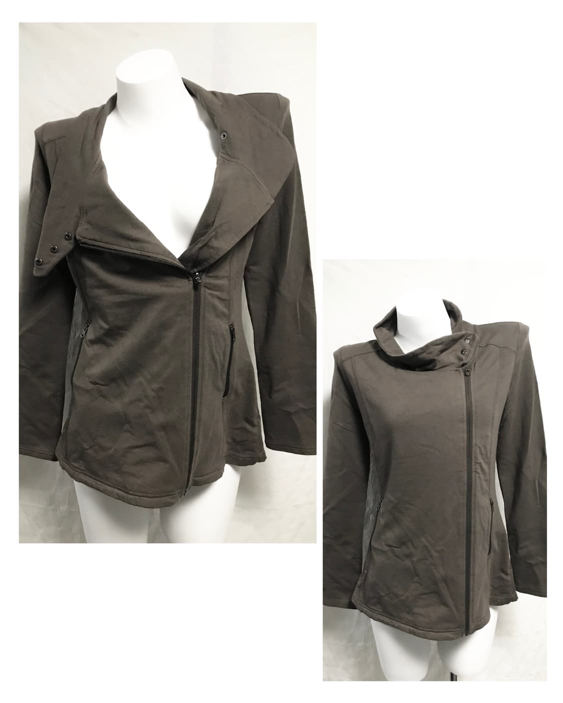 빈티지 00s 아카이브 헬무트랭깔 스냅 버튼 하이넥 집업 상품이미지1