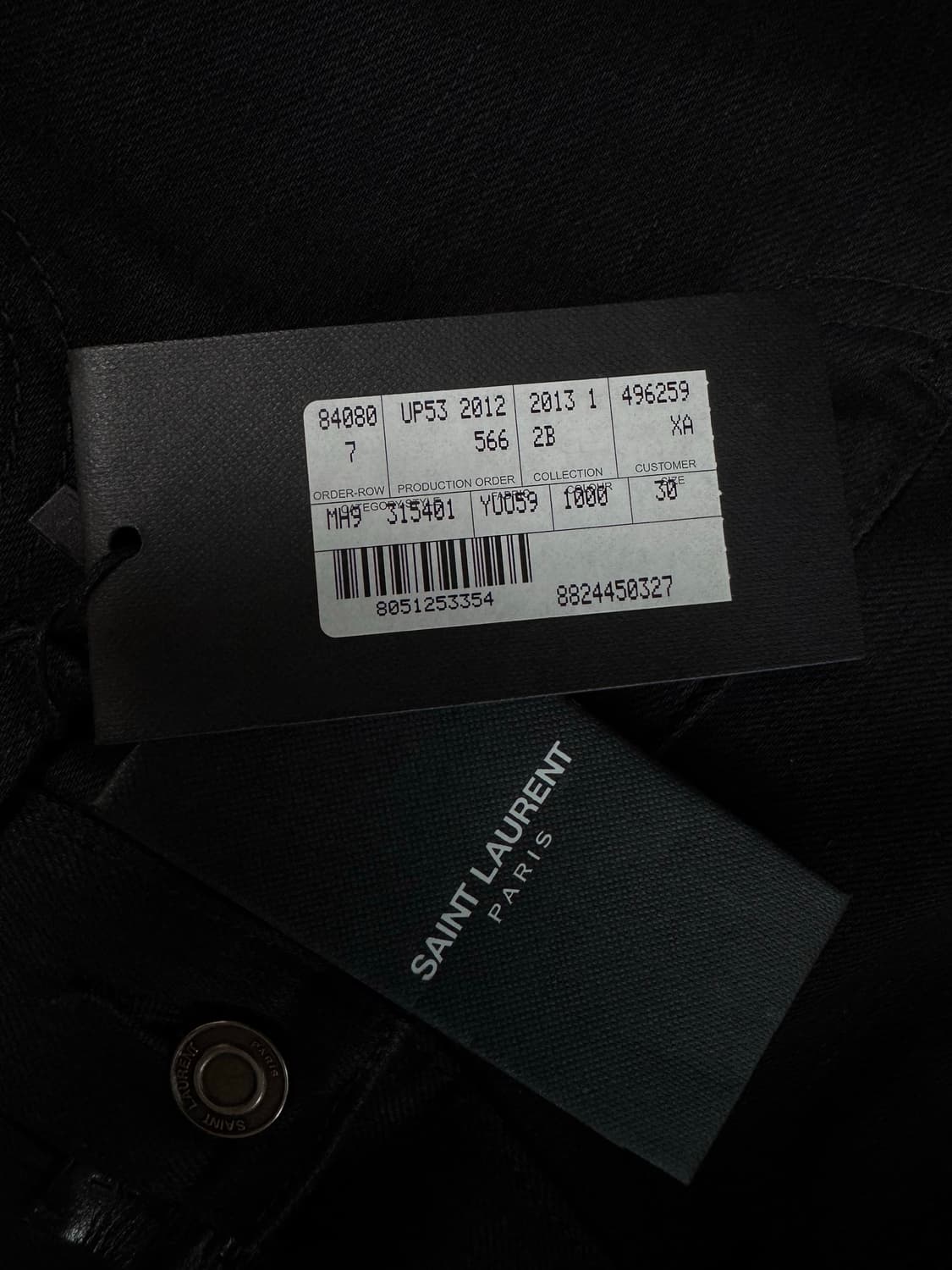 생로랑 13fw 초판 블랙진 상품이미지9