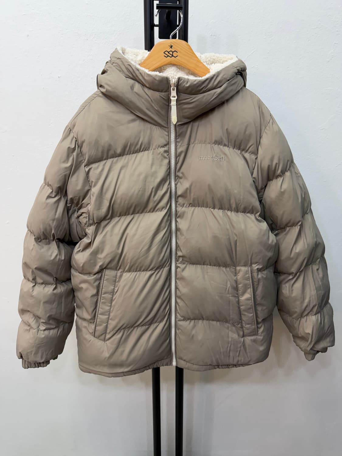 정품) 몽벨 25ss 여성 후리스 리버시블 패딩 M 상품이미지1