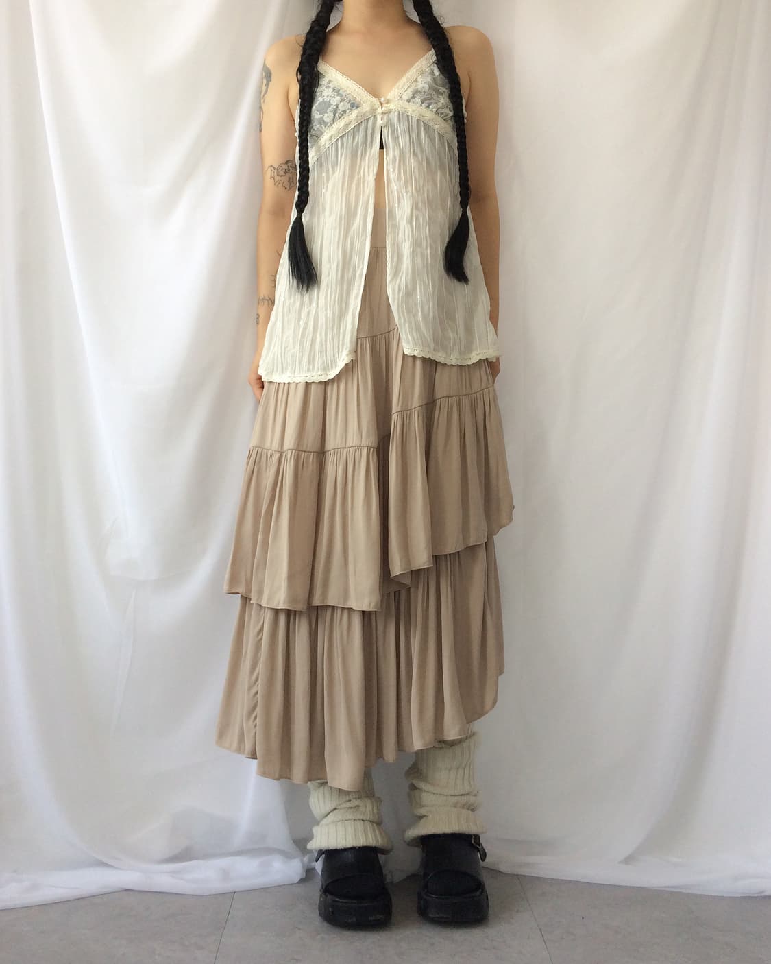 Lace point sleeveless 상품이미지9