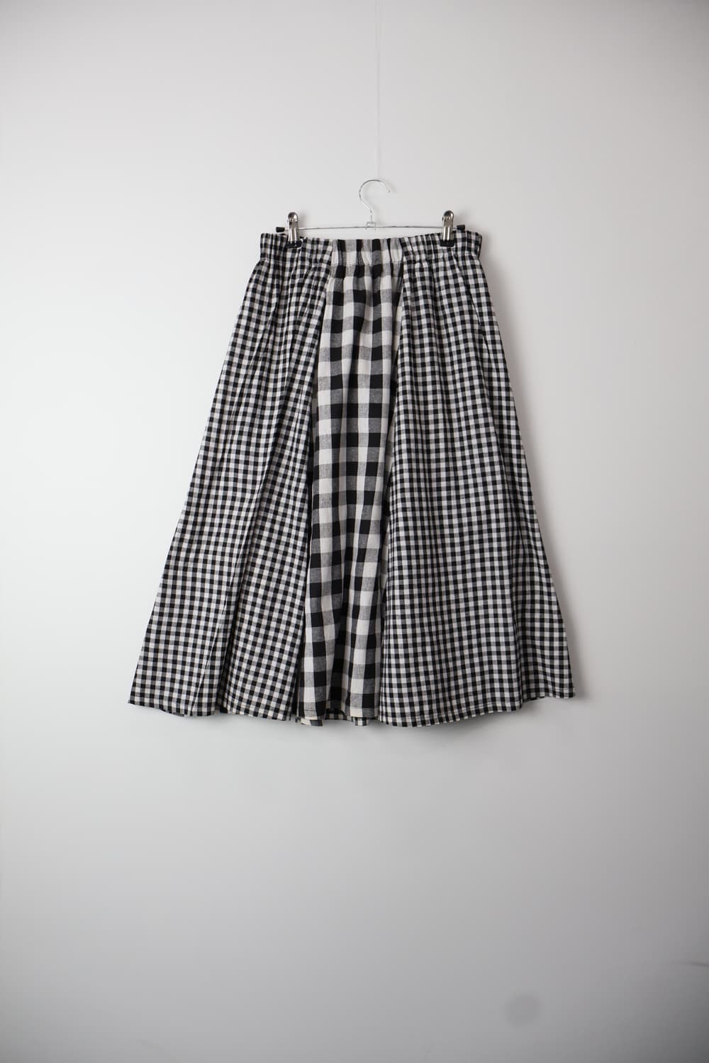 Jpn Cotton Checked Long Skirts 상품이미지5