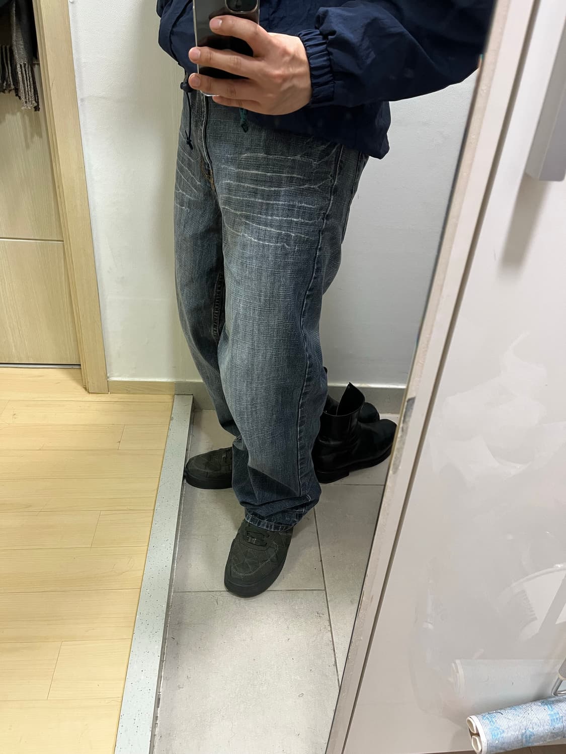 빈티지 캣워싱 진 상품이미지1