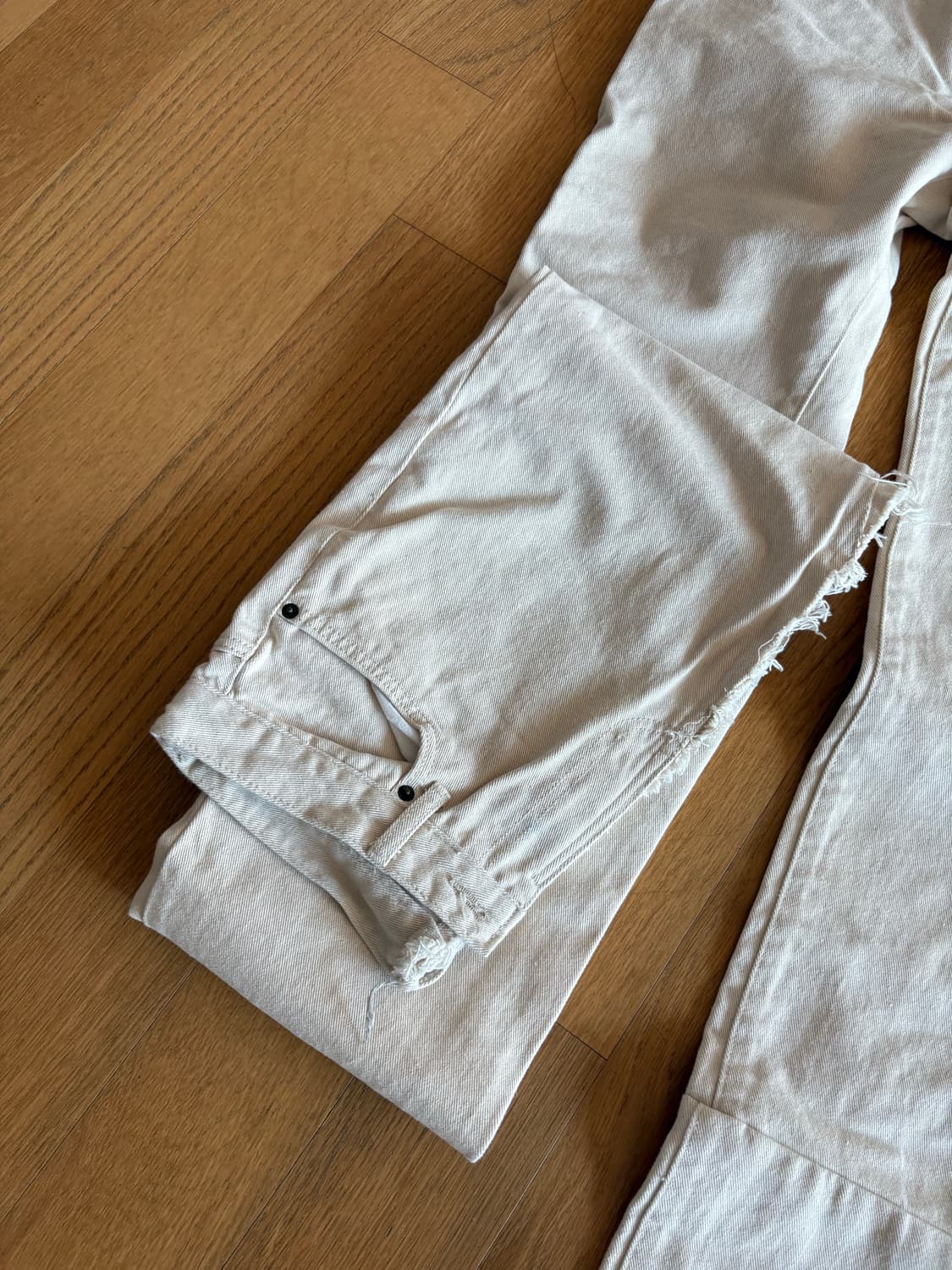 써저리 2M 데님 아이보리 32-34 상품이미지4