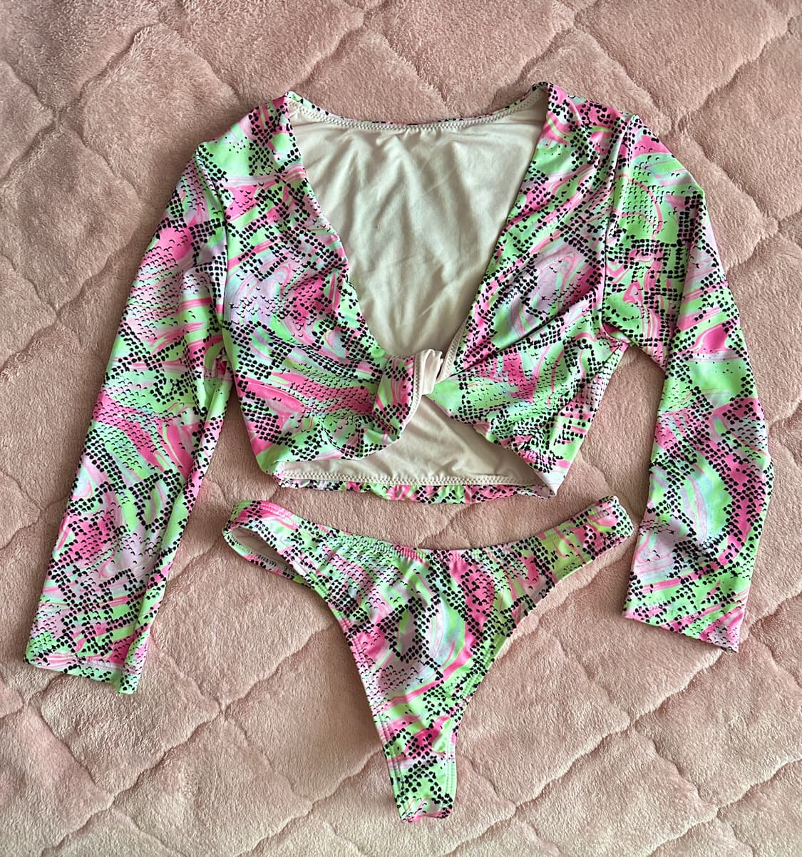 ASOS snake print bikini UK6 상품이미지1