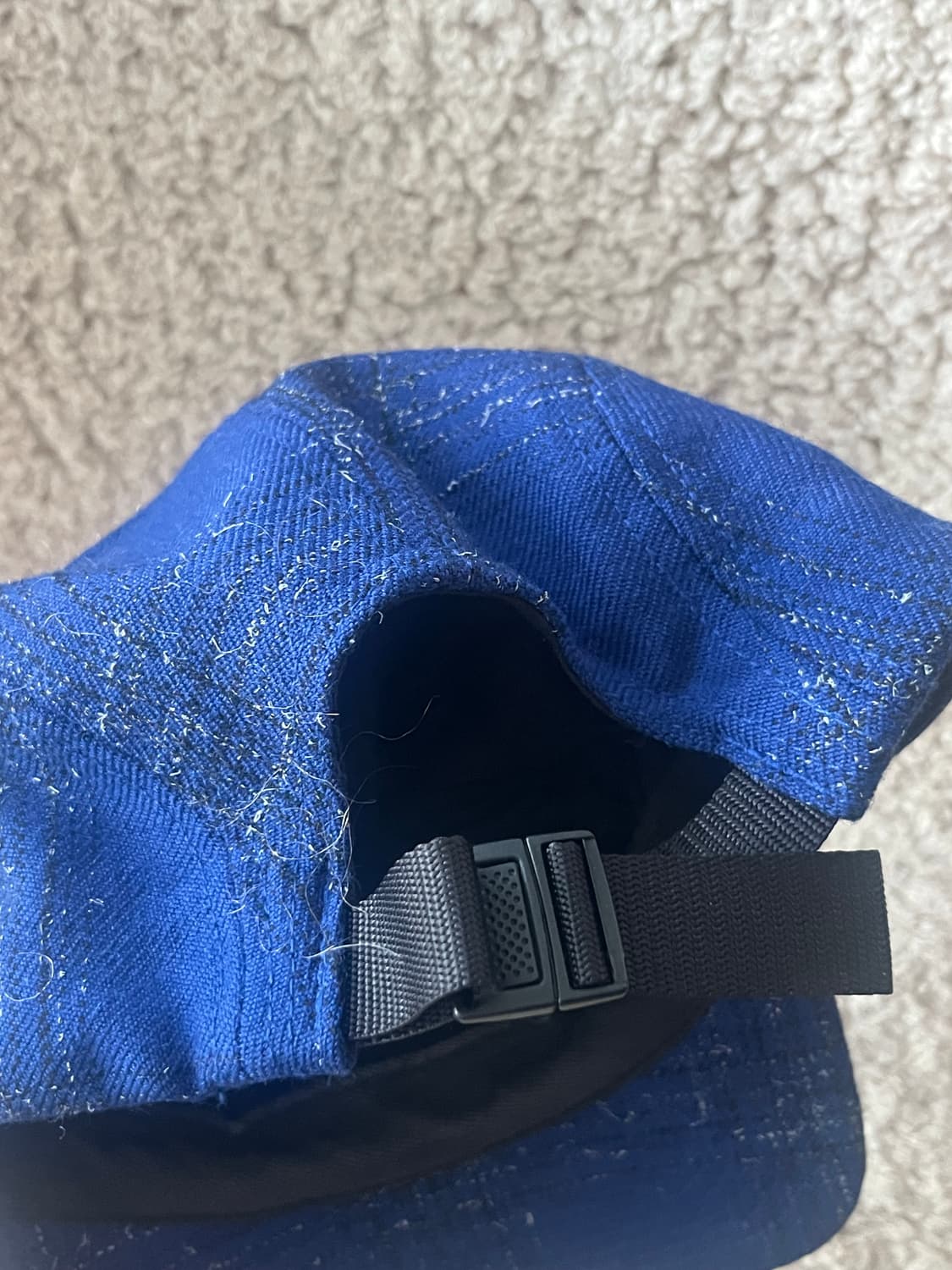 Supeeme harristweed 로얄블루 체크 상품이미지3
