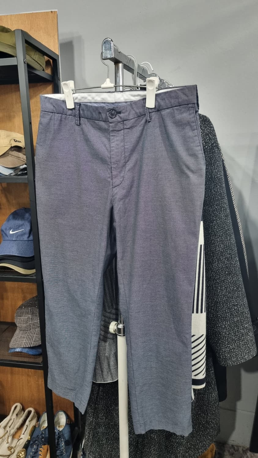 (HAZZYS) 헤지스 스판 일자핏 그레이색 바지 (33size) 상품이미지1