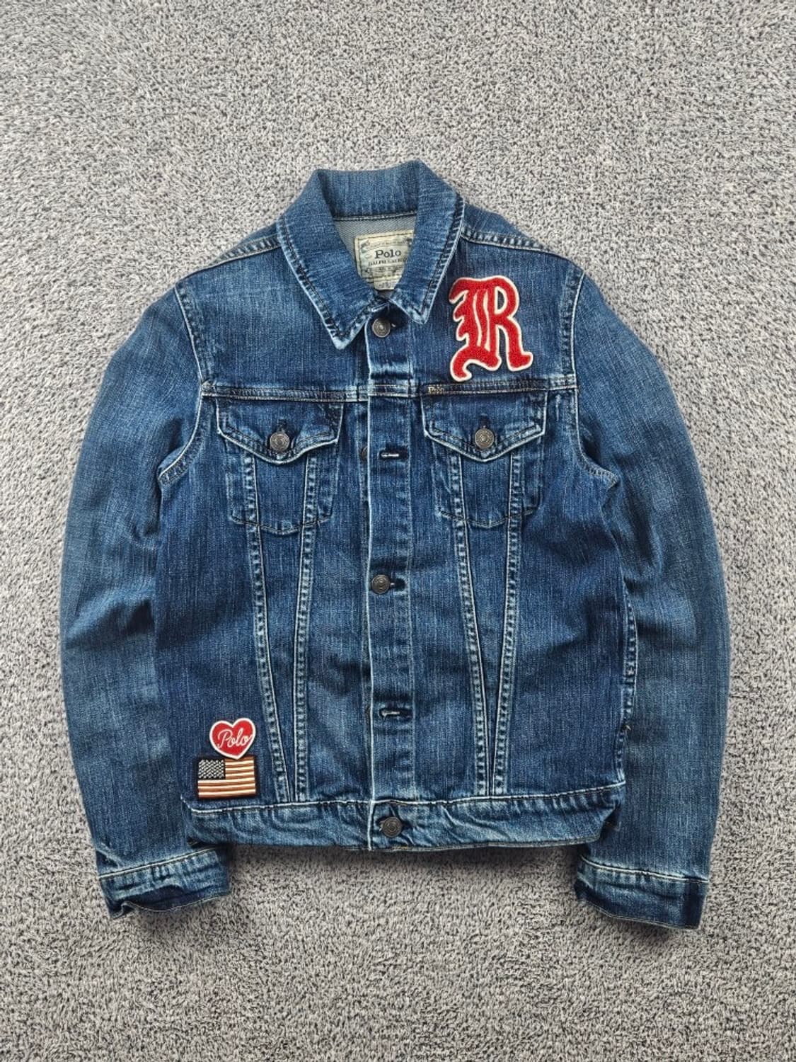 폴로랄프로렌 패치 포인트 데님 자켓 (14SIZE XS~S )/ 9425 상품이미지2
