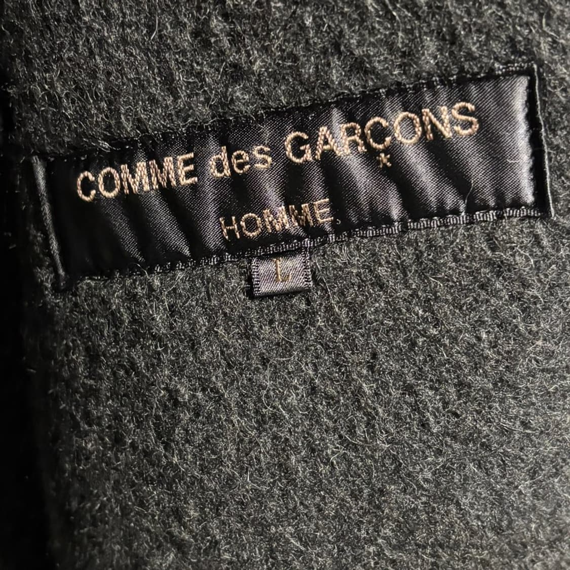 L) 꼼데가르송 옴므 커팅 울 자켓 상품이미지5