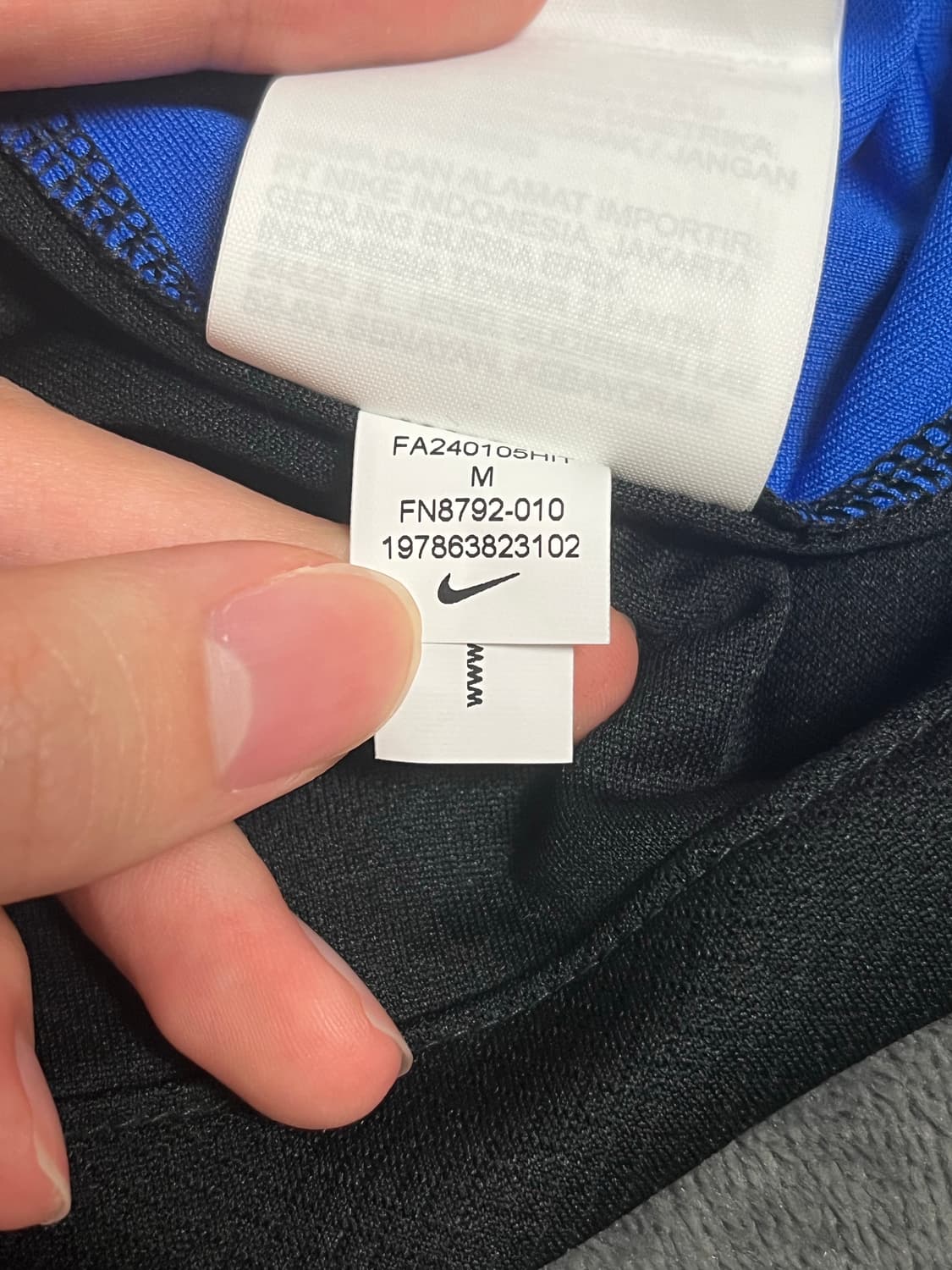 해외M(국내 L) 바르셀로나 24-25 어웨이 페드리 챔스 오피셜 마킹 상품이미지5