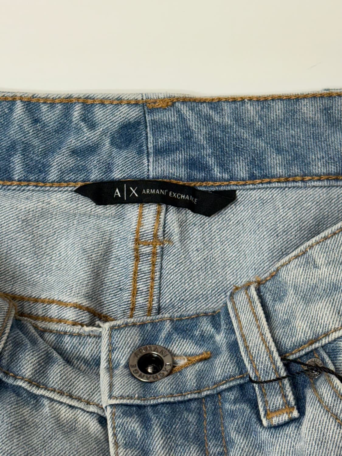 A|X 아르마니 익스체인지 지퍼 데님 스커트 상품이미지5