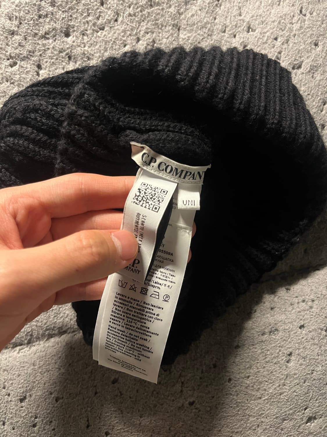 C.P.Company 블랙 비니 상품이미지4