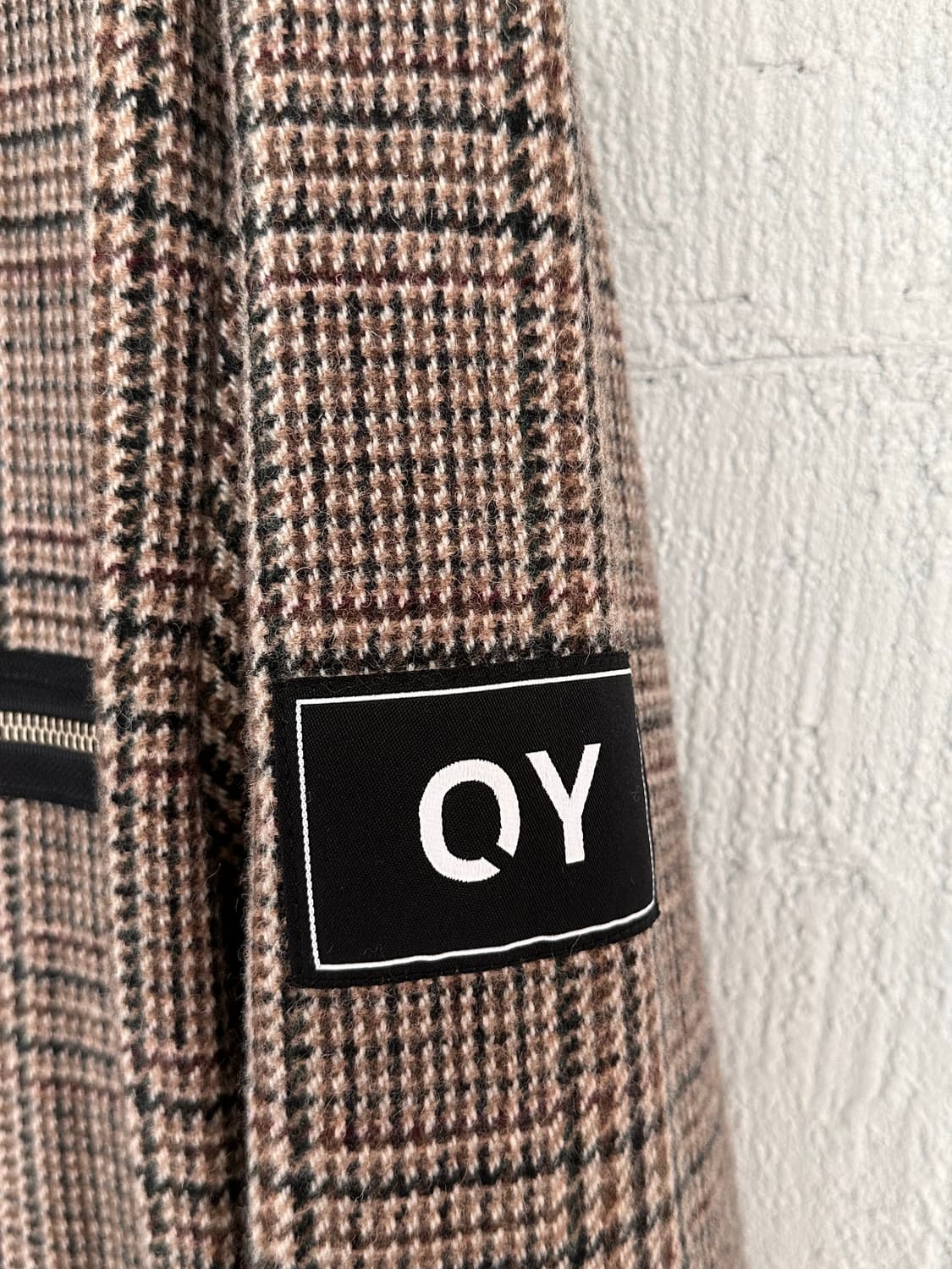 OY check pattern long coat 상품이미지9