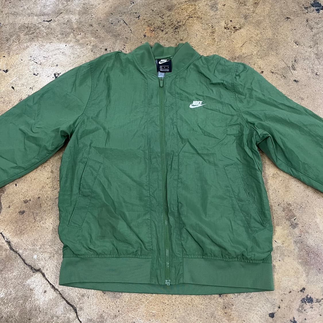 [정품/XL] 나이키 올드스쿨 나일론 그린 점퍼 b15 상품이미지3