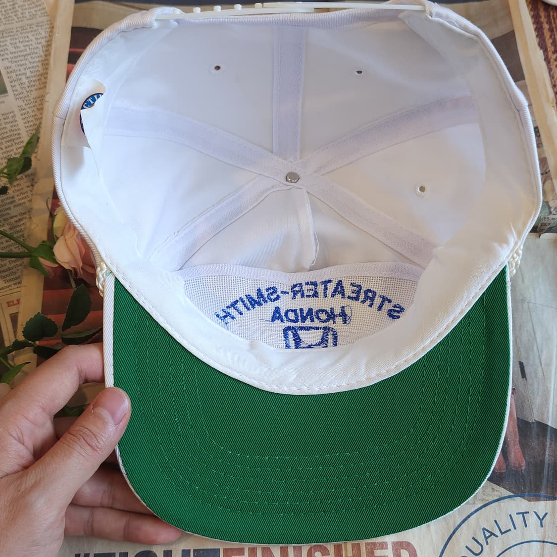 90s 빈티지 메쉬 트러커 캡 빈티지모자 미국빈티지 피싱캡 혼다 모자 상품이미지4
