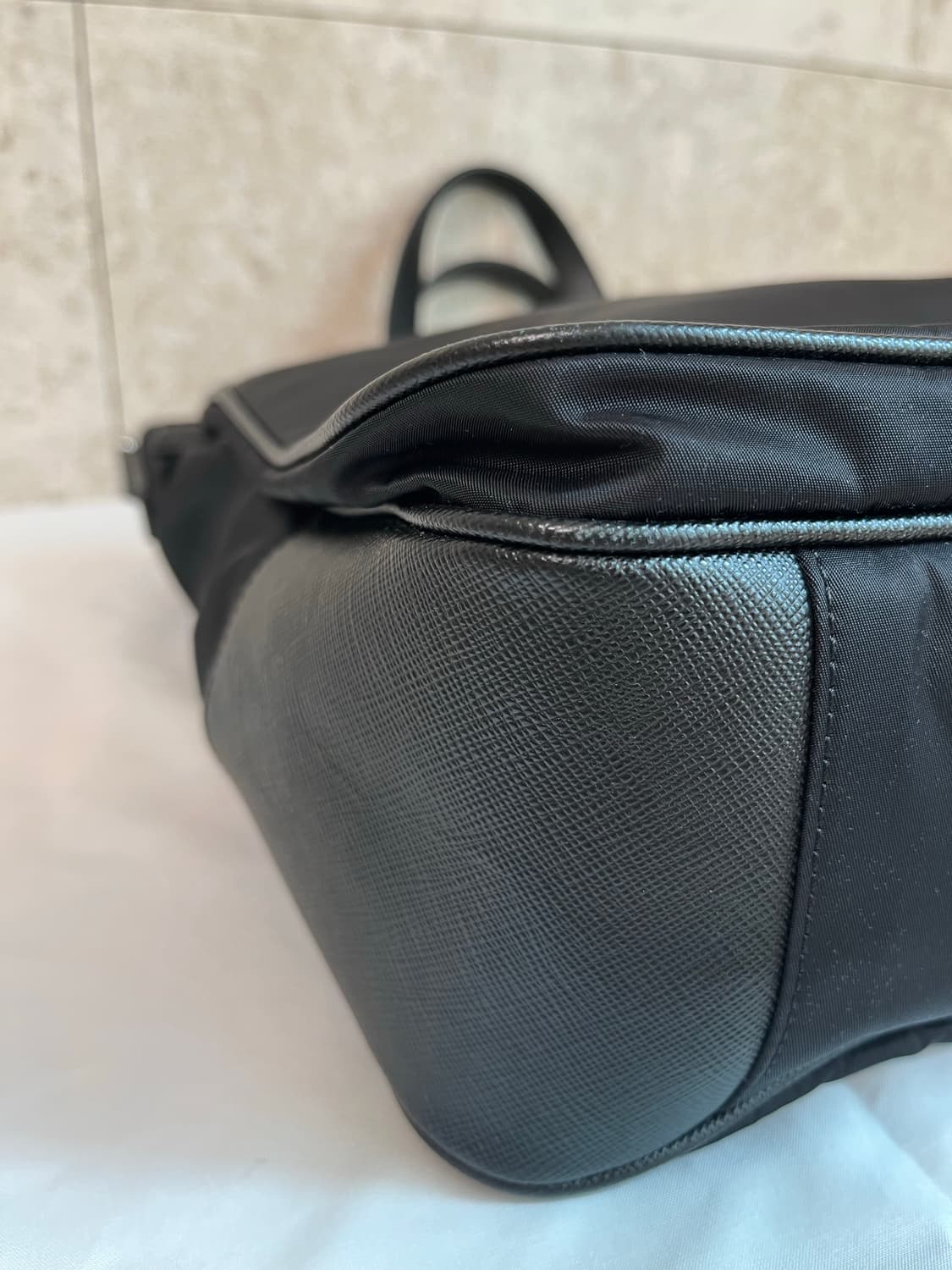 프라다 블랙 나일론 토트백 정품 상품이미지6