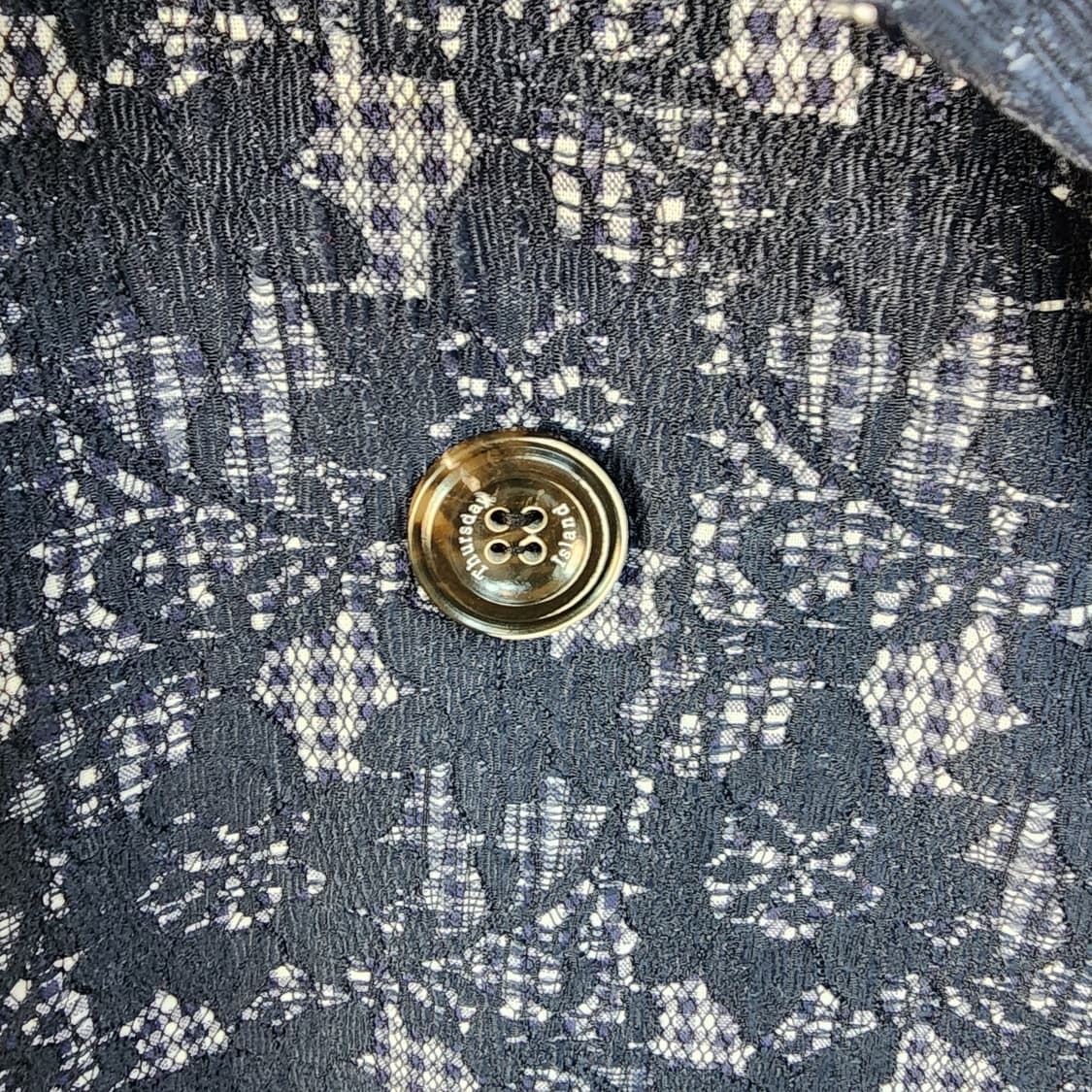 Thursday Island 패턴 더블 코트 상품이미지3