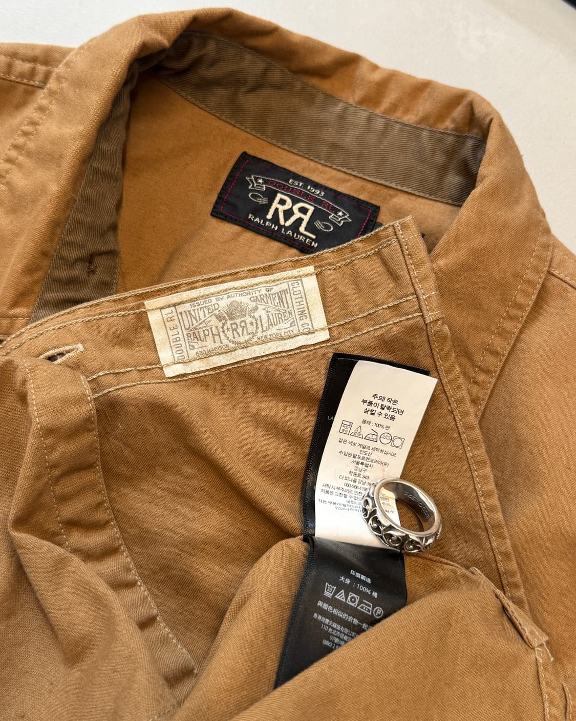 RRL 트윌 워크 오피서 셔츠 상품이미지5