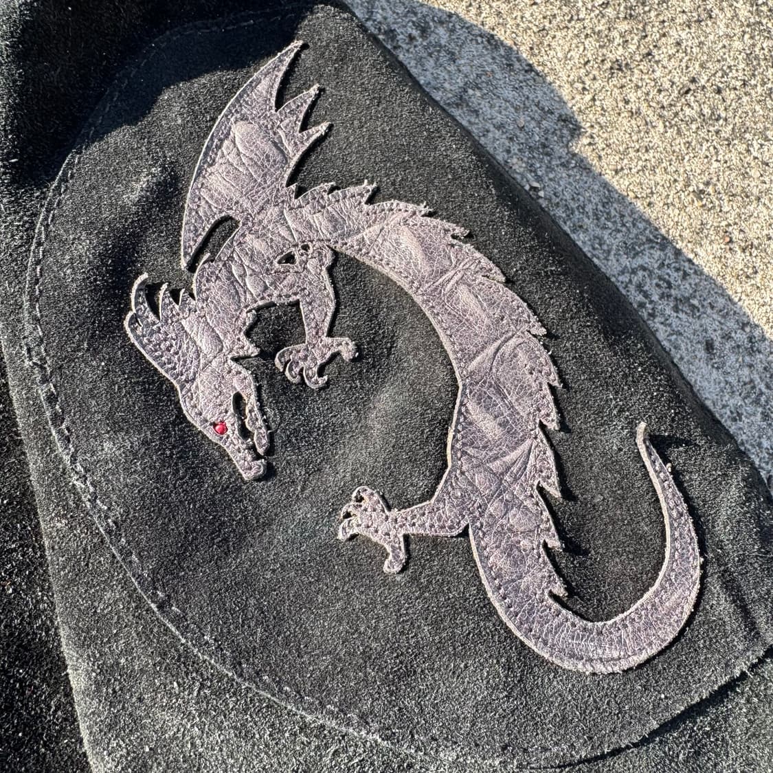 [M~L] 알마니진스 드래곤하이드 가죽 자켓 상품이미지8