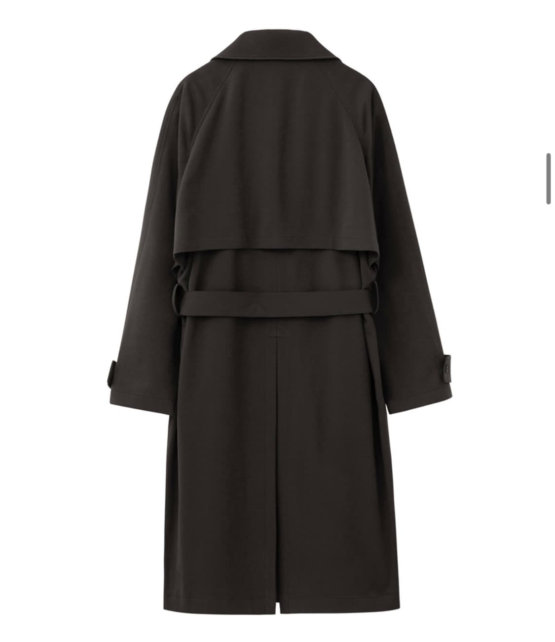 인사일런스 울 트렌치코크 다크 브라운 L 상품이미지3