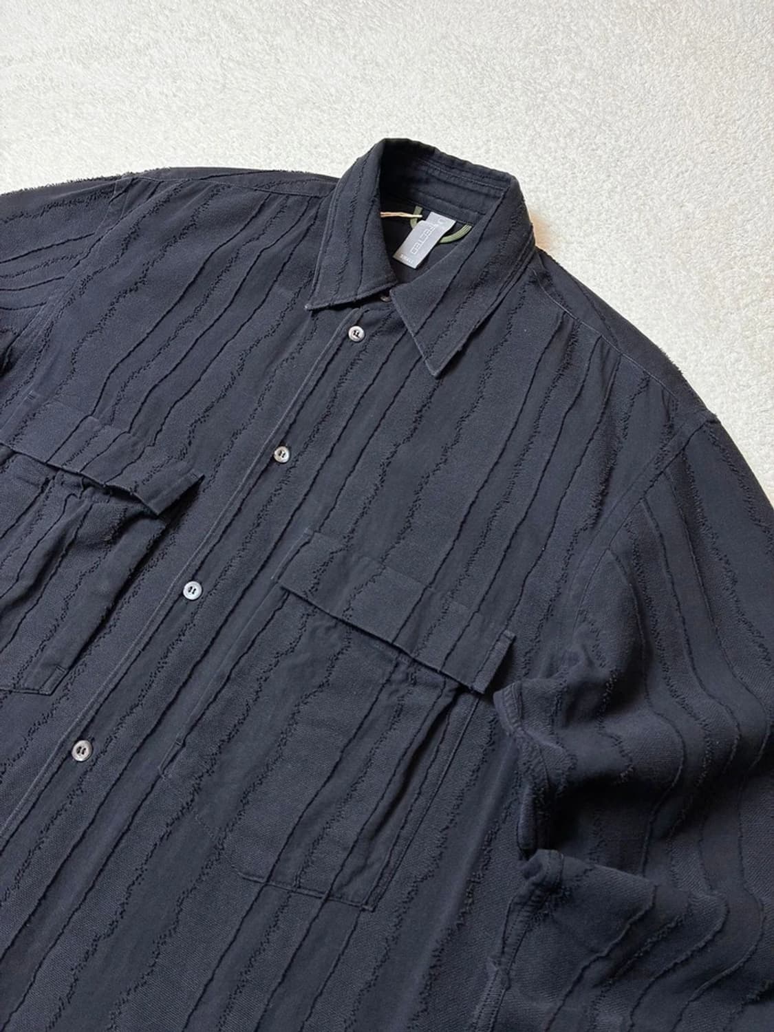 언어펙티드 22ss 코튼 빈티지드 셔츠 PN6366    상품이미지2