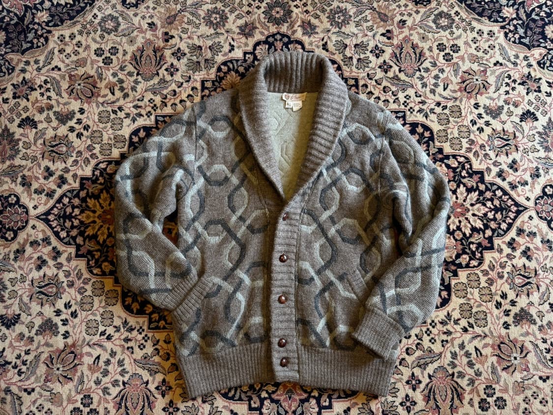 GUCCI 구찌 아카이브 모헤어 숄칼라 가디건 105 상품이미지1