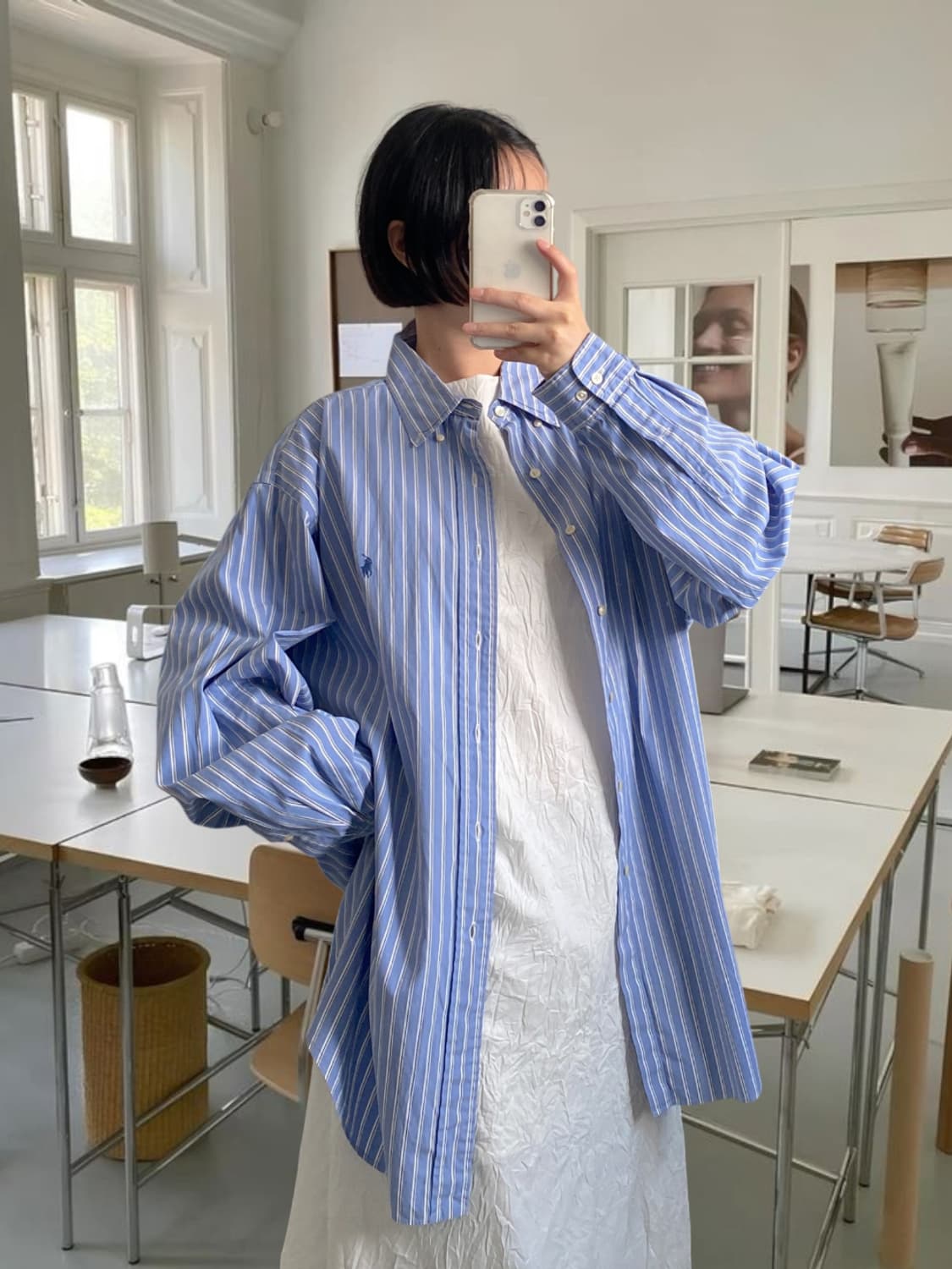 폴로 랄프로렌 스트라이프 셔츠 (Man 2XL) AB0663 상품이미지2