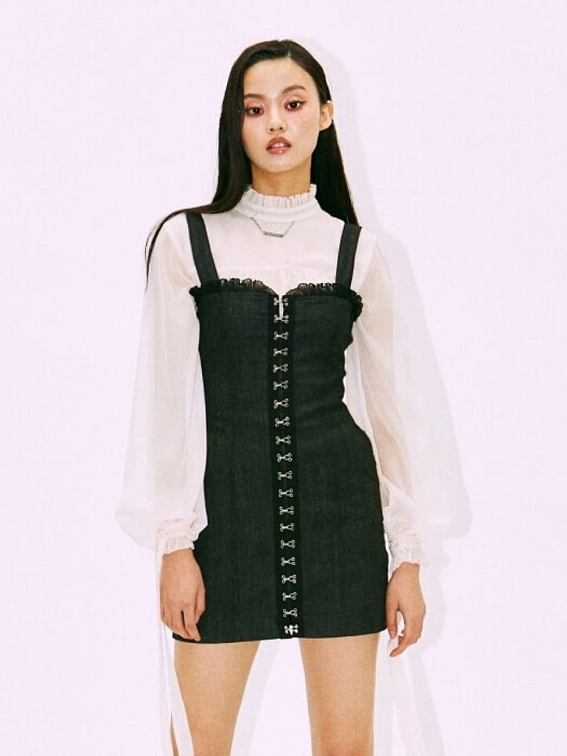 페인오어플레져 훅앤아이 원피스 상품이미지1