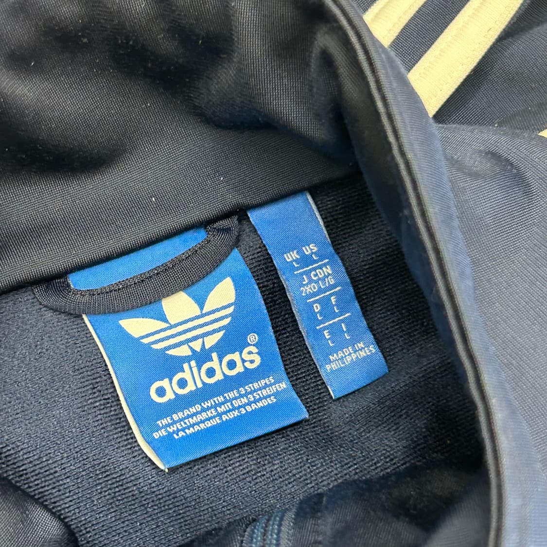 L 아디다스 파이어버드 네이비 트랙탑 상품이미지4