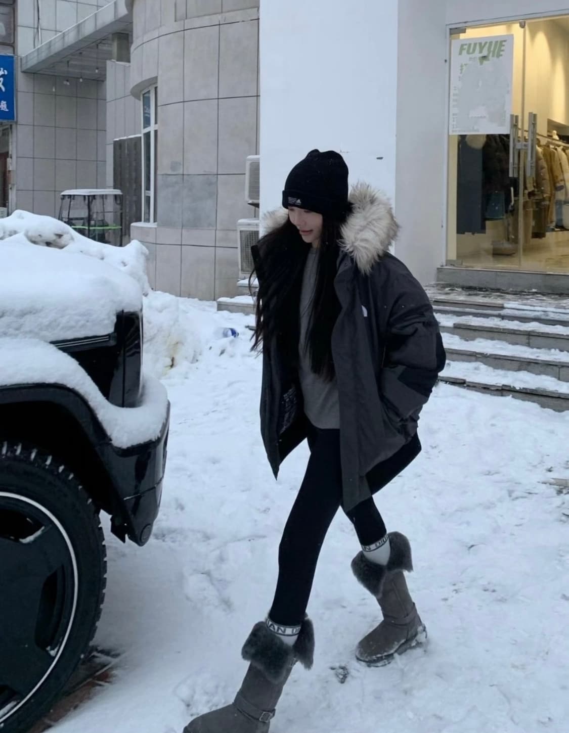 노스페이스 네일튼 구스다운 다운봄버 신민아패딩 정품 상품이미지1