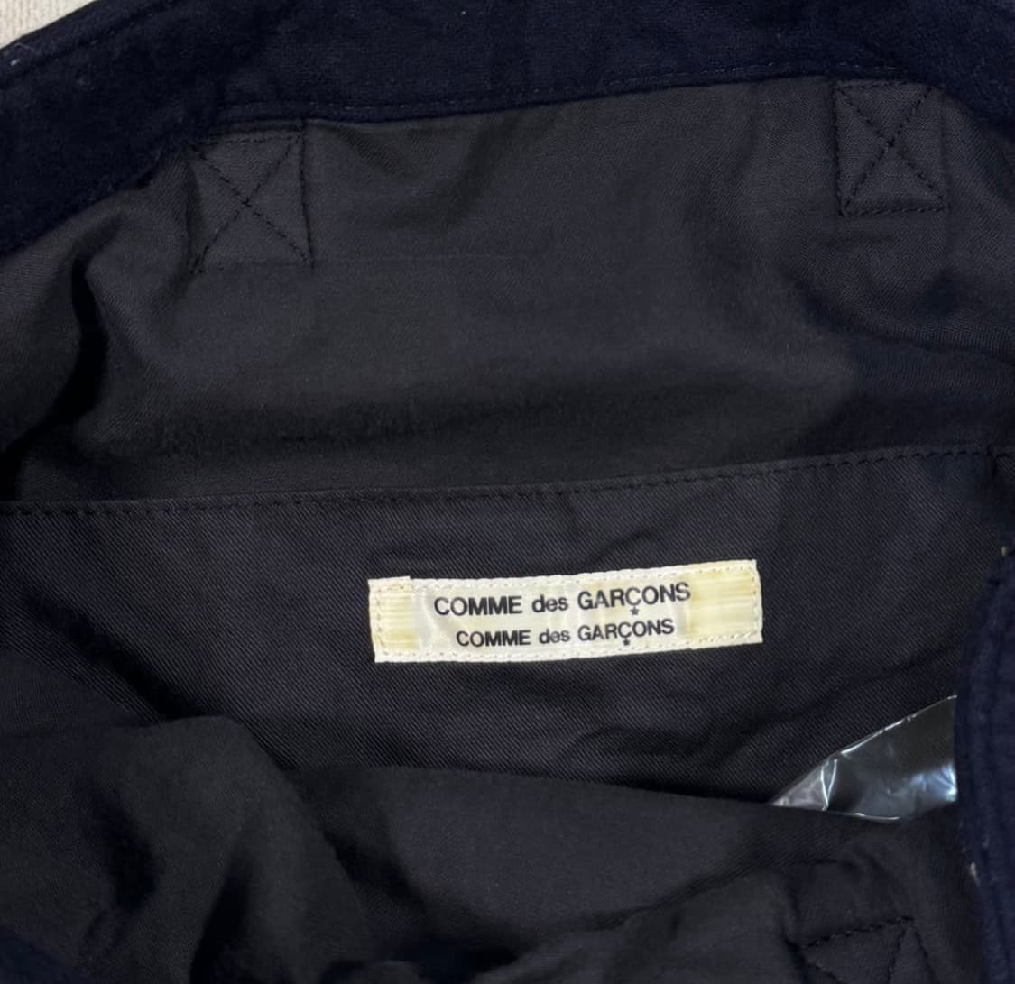 Comme des Garçons Ruffle Navy Tote Bag 상품이미지3