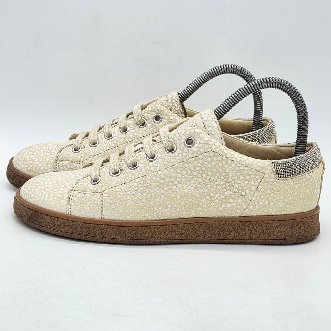 브루넬로쿠치넬리 우먼스 로우탑 스니커즈 베이지 (38) 상품이미지1